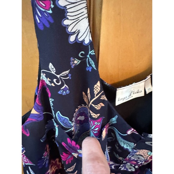 EUC, kaya di koko Women's Sz Medium Romper in Paisley Pattern, Pretty! - Picture 5 of 11